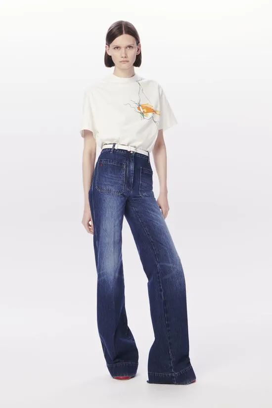 dark wash denim jeans