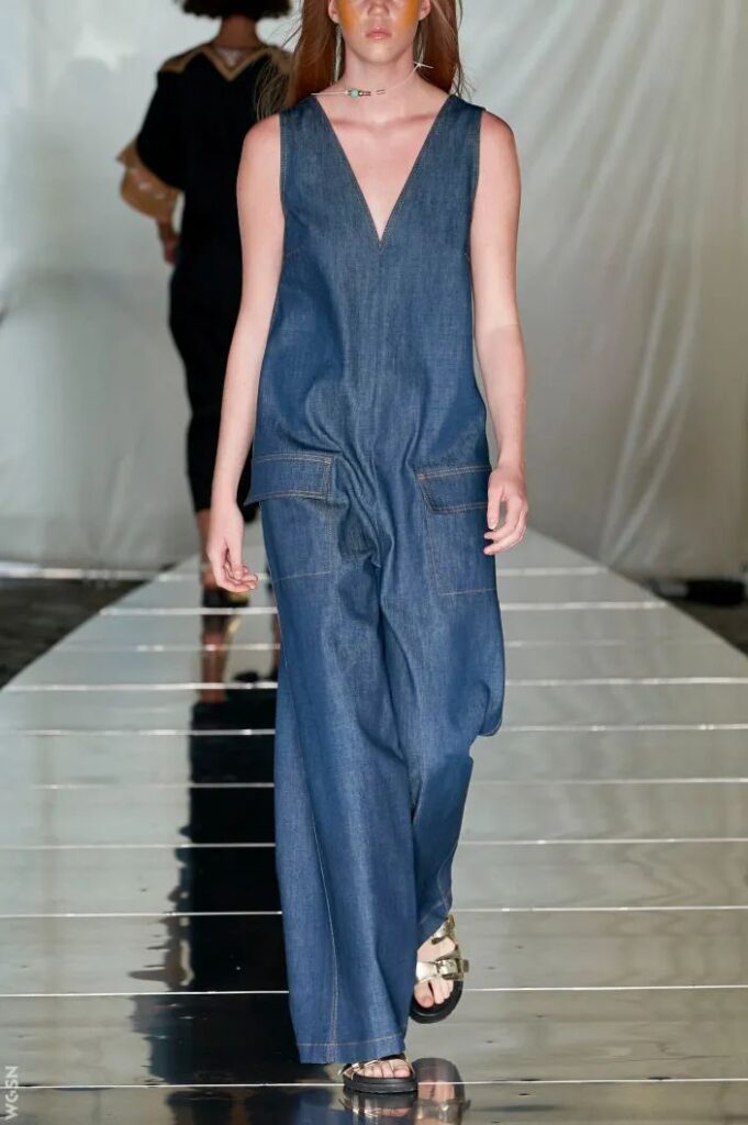 denim jump suit