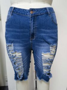 destroyed short Med wash