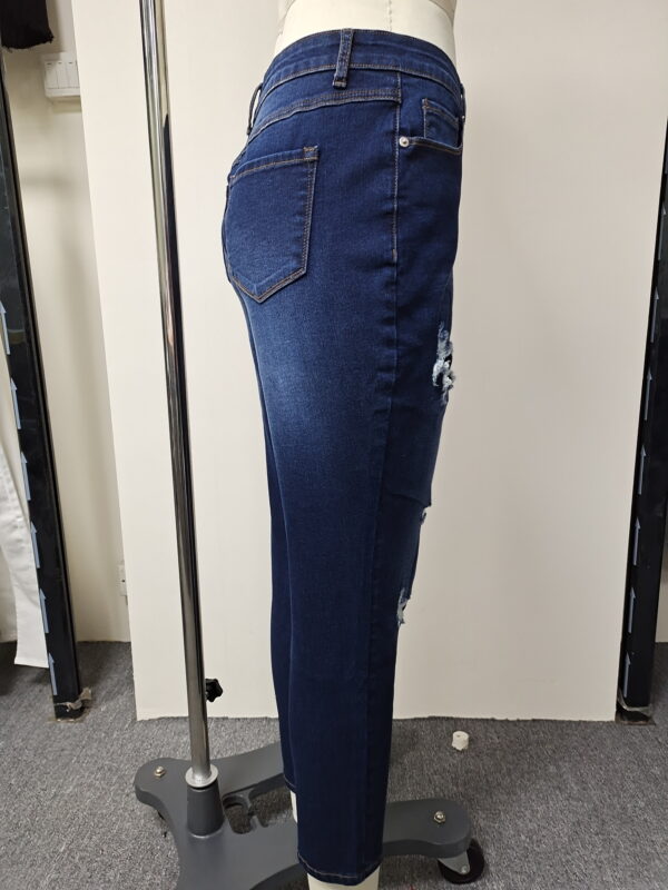 womens destruction jeans
