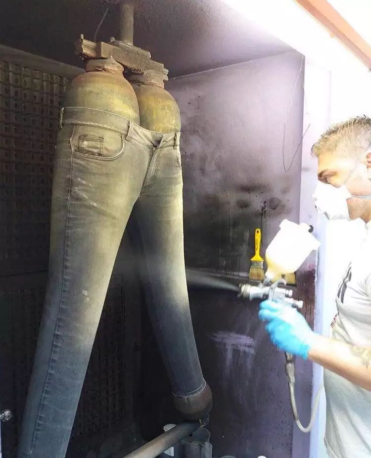 denim blasting
