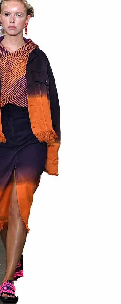 dip dye jeans jacket