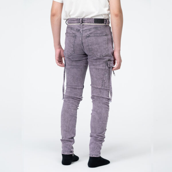 Mens cargo with destruction jeans