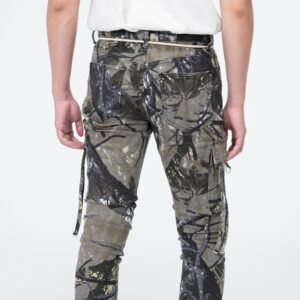 Mens printed cargo pants