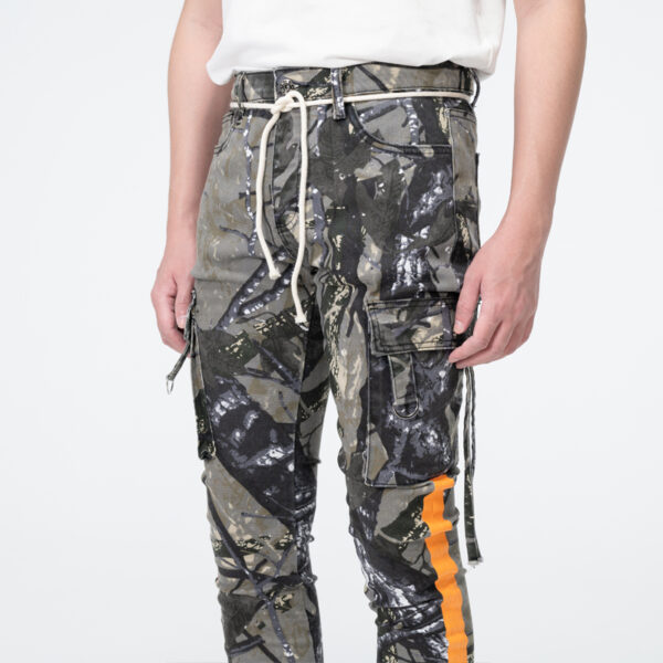 Mens printed cargo pants