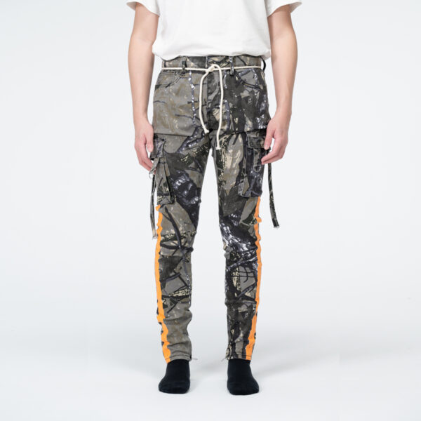 Mens printed cargo pants