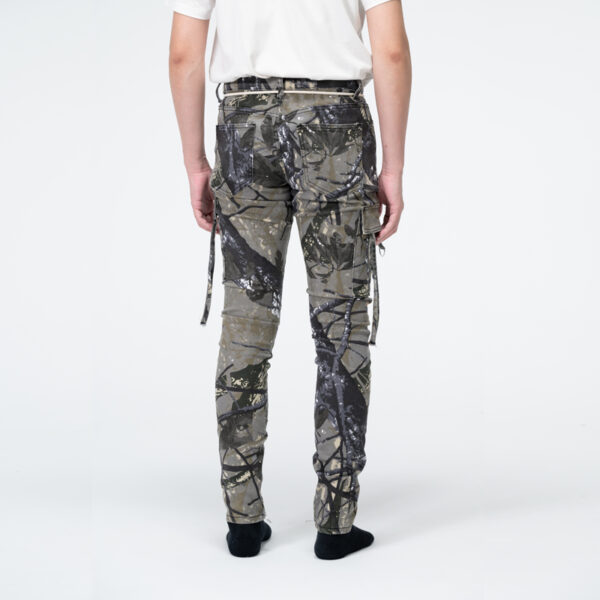 Mens printed cargo pants