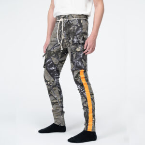 Mens printed cargo pants