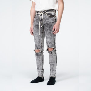 Mens skinny jeans with splatter