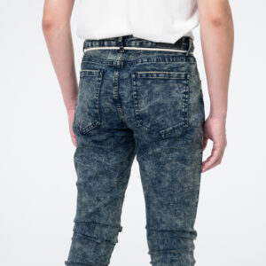 Mens skinny jeans with splatter